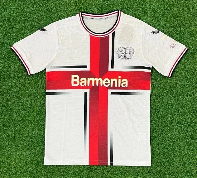 Bayer Leverkusen × Adidas Home Jersey Barmenia Sponsor