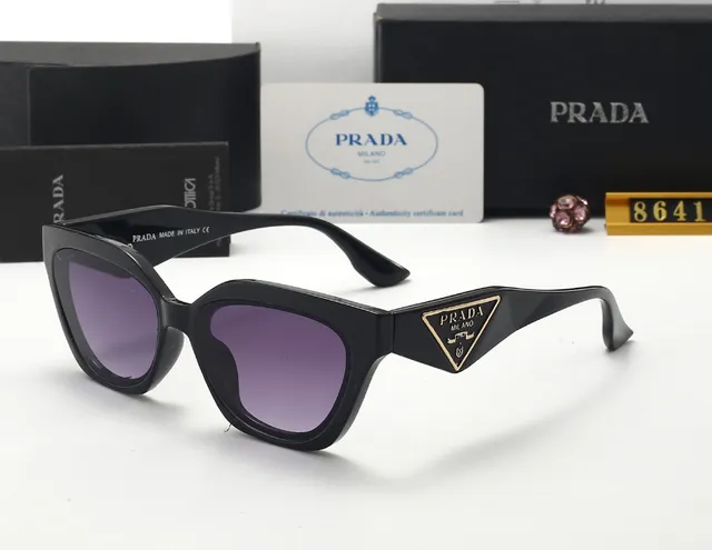 Prada Cat-Eye Sunglasses Triangle Logo