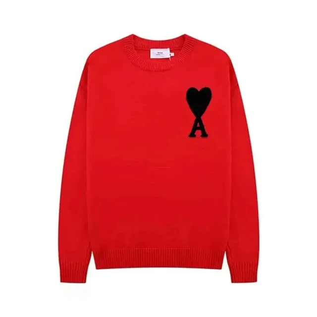 Amiri Crewneck Sweater Heart Logo