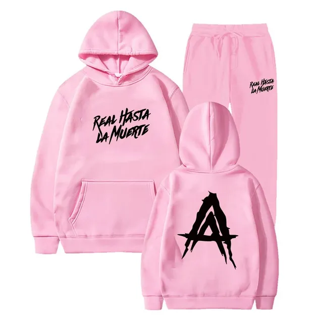 Hoodie and Jogger Set Real Hasta La Muerte