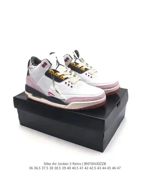 Air Jordan 3 Retro White Pink