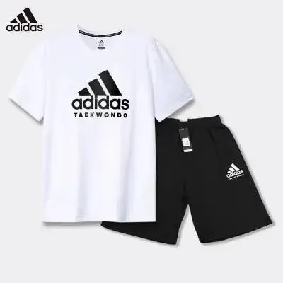 Adidas Taekwondo Set White Tee & Black Shorts