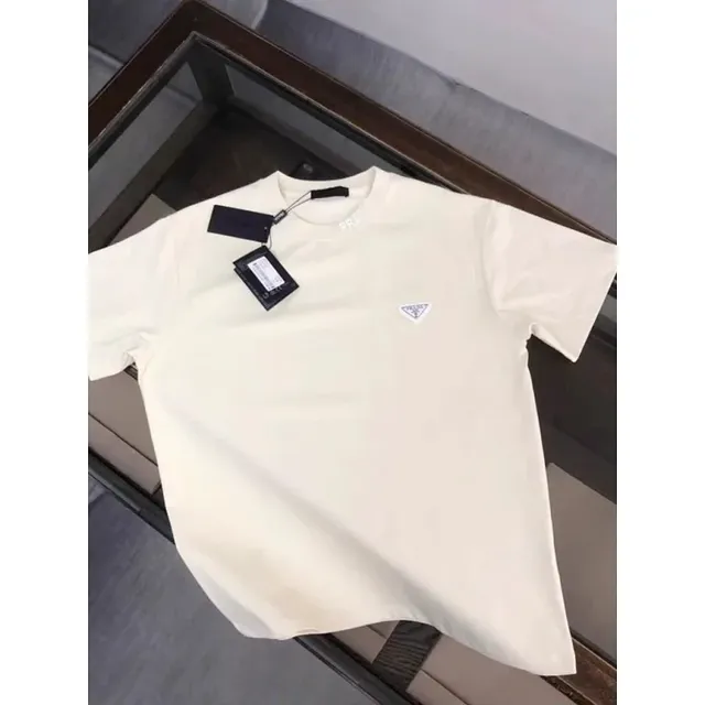 Prada Logo T-Shirt Triangle Logo
