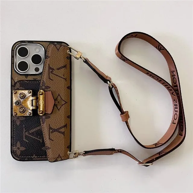 Louis Vuitton Phone Case with Strap Monogram Canvas