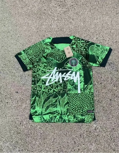 Stüssy × Nigeria National Team Football Jersey Nigeria FA x Stussy
