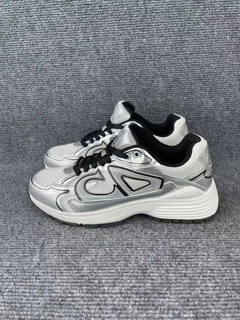 Dior B22 Sneaker Metallic Silver