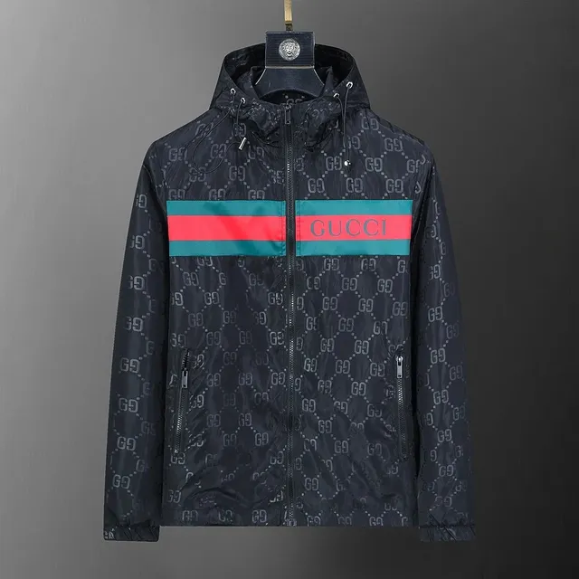 Gucci Web Stripe Hooded Jacket