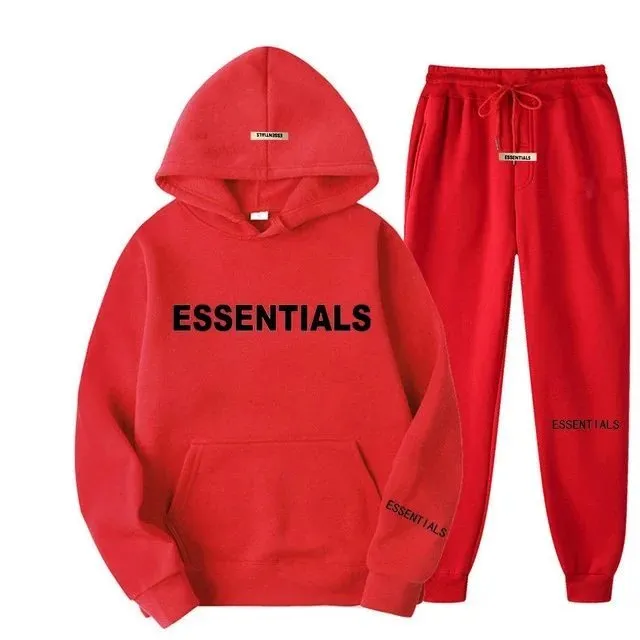 Fear of God Essentials Hoodie and Joggers Set Essentials Logo