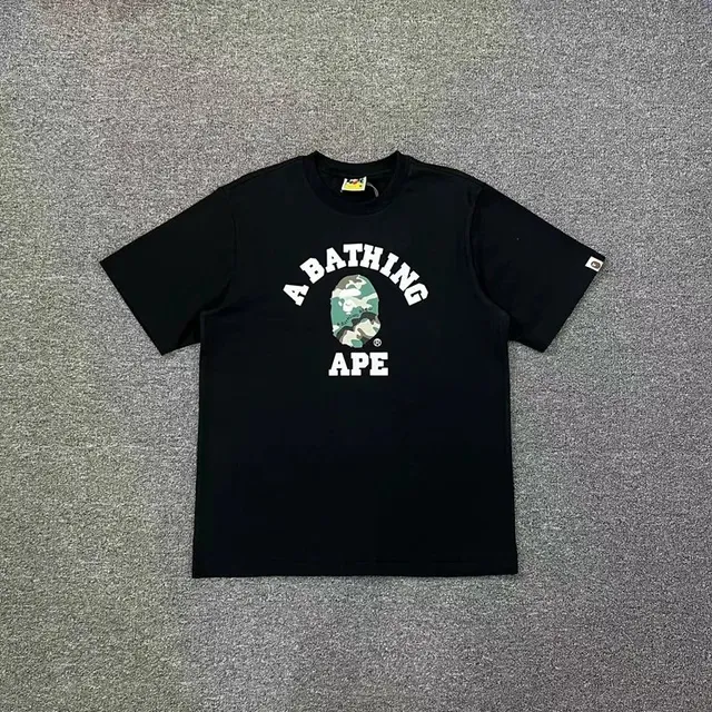 BAPE Graphic Tee Camo Ape Head