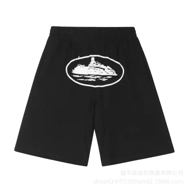 809黑白短卫裤