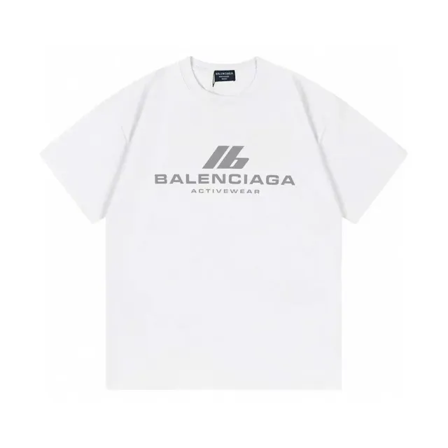 Balenciaga Active Wear Tee Logo Print