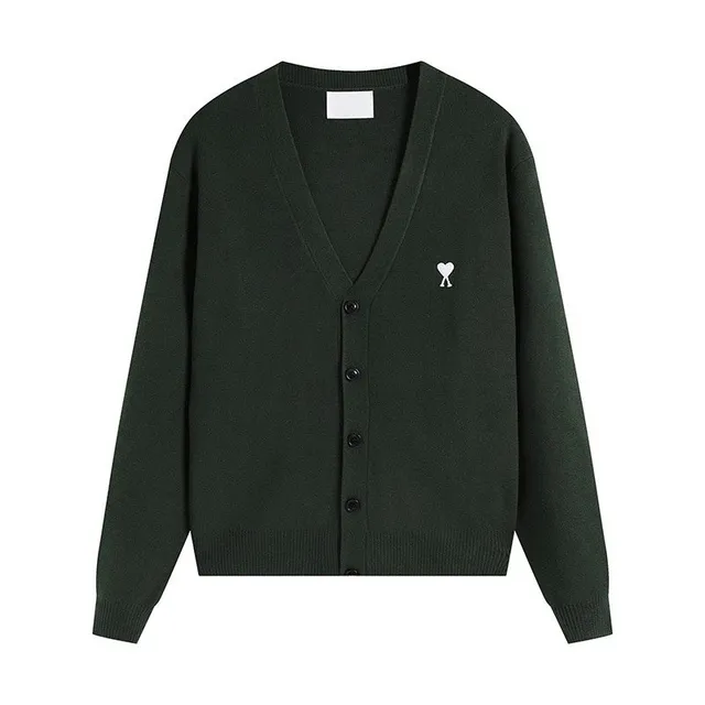 Amiri Cardigan Heart Logo