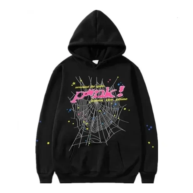Sp5der Hoodie Spider Web Print