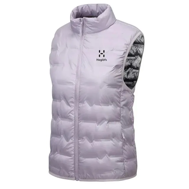 Puffer Vest Quilted with Mesh Panel