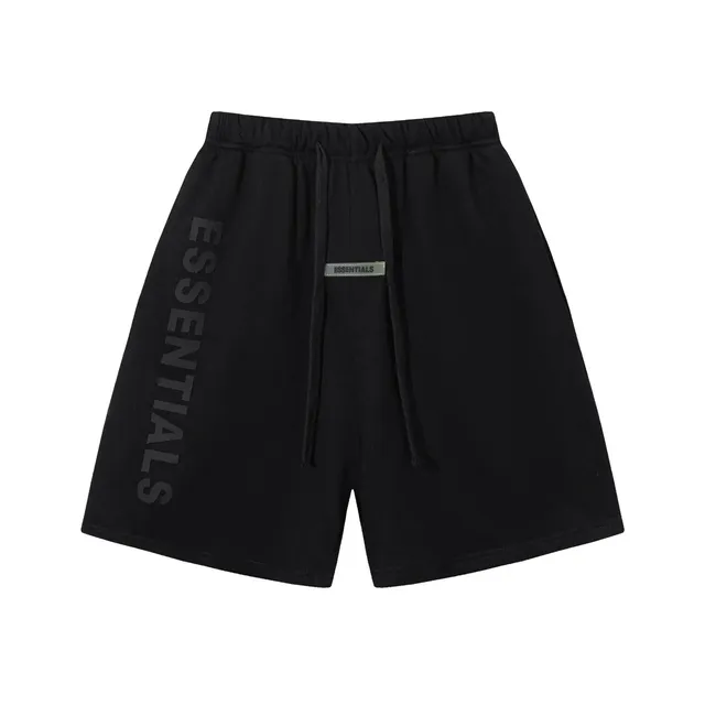 Fear of God Essentials Essentials Shorts Black Logo
