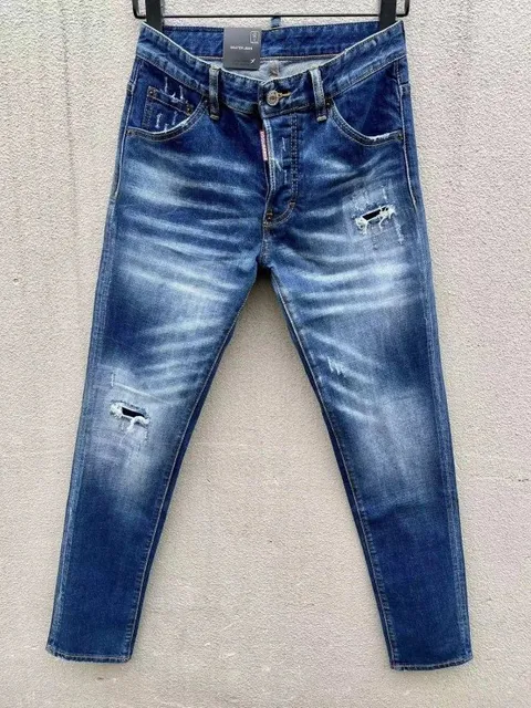 Dsquared2 Slim Fit Jeans Distressed Wash