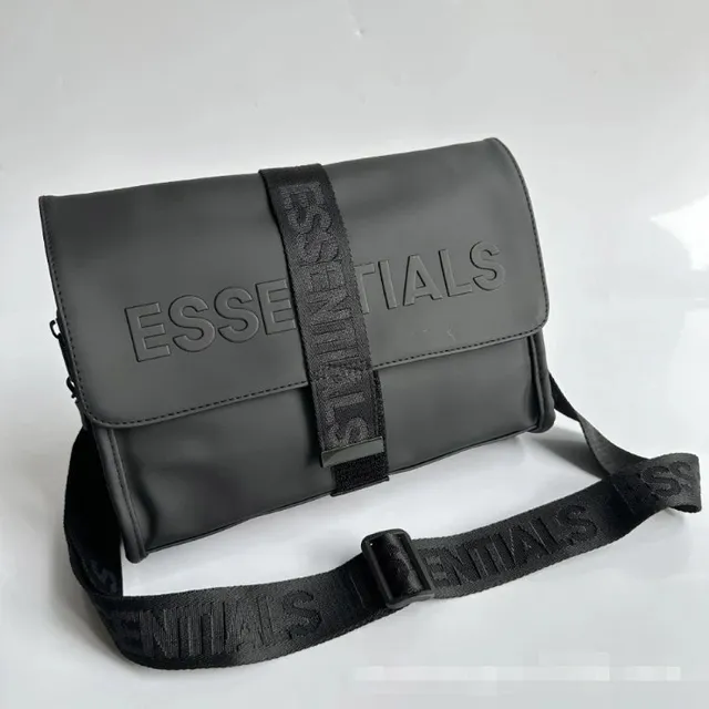 Fear of God Essentials Crossbody Bag Embossed Logo Black