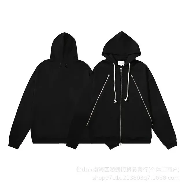 黑色拉链外套24