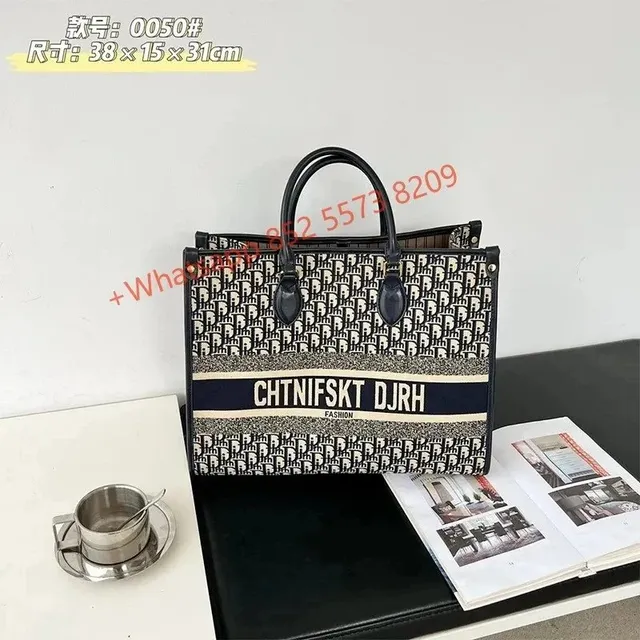 Dior Book Tote Oblique Print