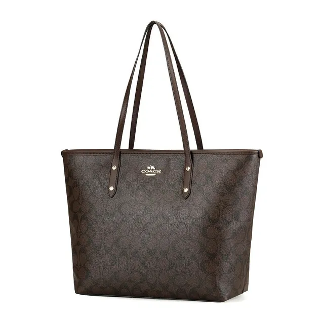 Coach Tote Bag Signature Canvas