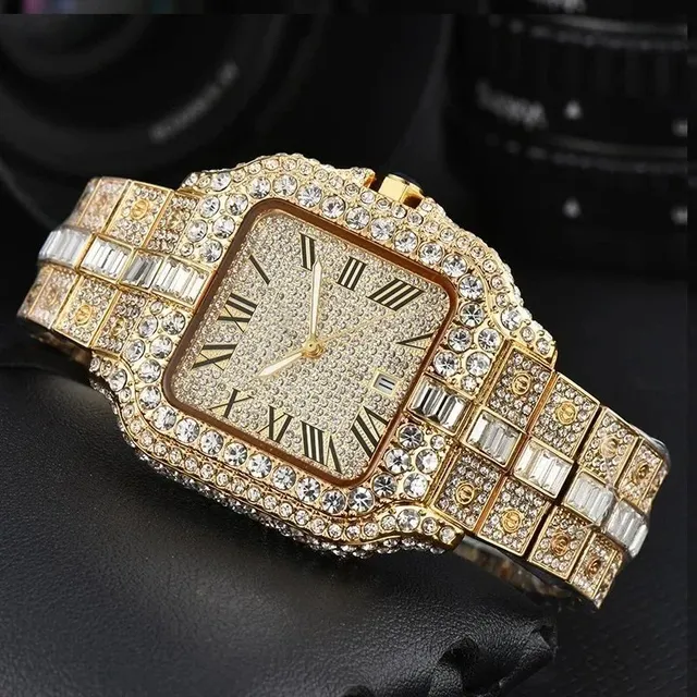 Cartier Santos Fully Iced