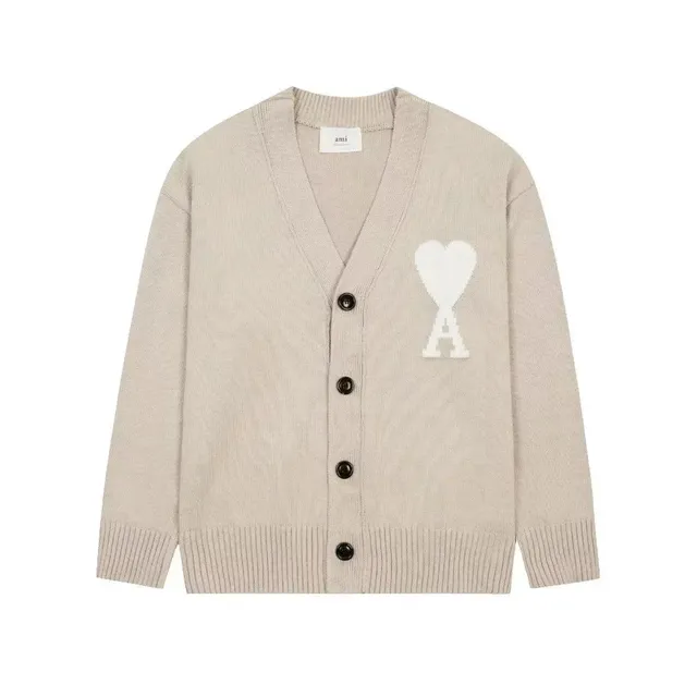 AMI Paris Cardigan Heart Logo