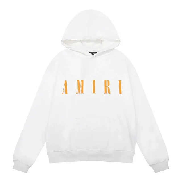 Amiri Hoodie Orange Logo