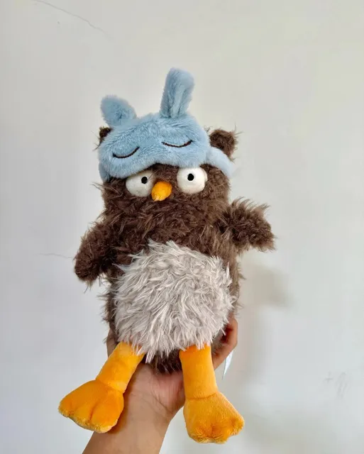 Owl Plush Toy Sleep Mask Edition