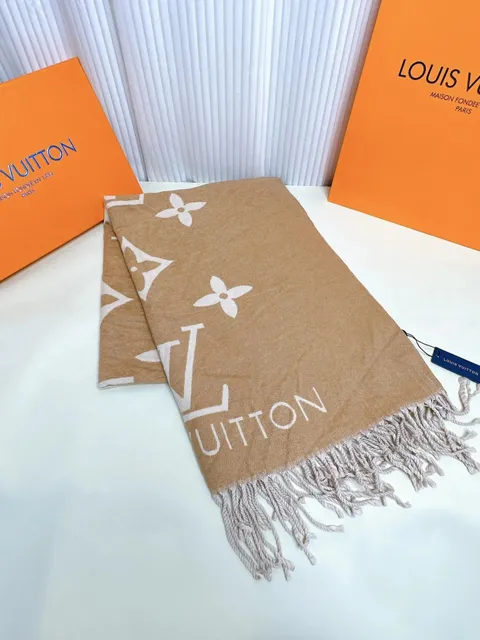Louis Vuitton Monogram Scarf Reverse Monogram