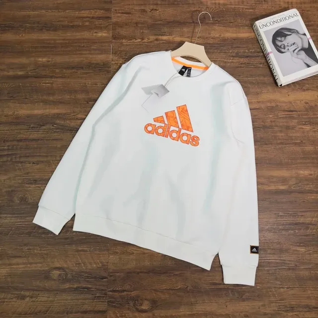 Adidas Crewneck Sweatshirt Orange Logo
