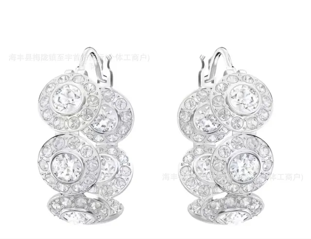 白金罗马耳环
