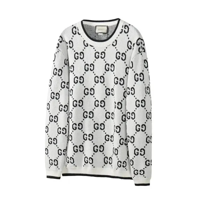 Gucci GG Knit Sweater Interlocking GG Pattern