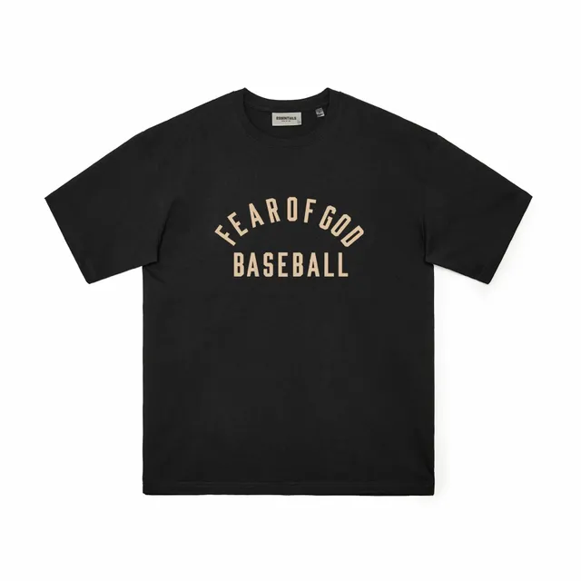Fear of God Essentials Baseball Tee Fear of God Baseball Arch