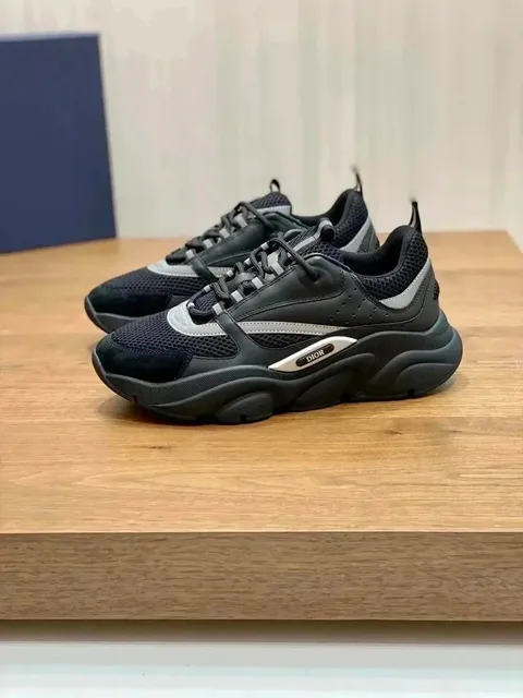 Dior B23 Low Black Grey