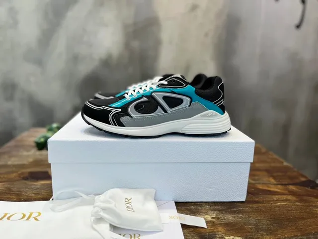 Dior B22 Sneaker Black Blue Grey