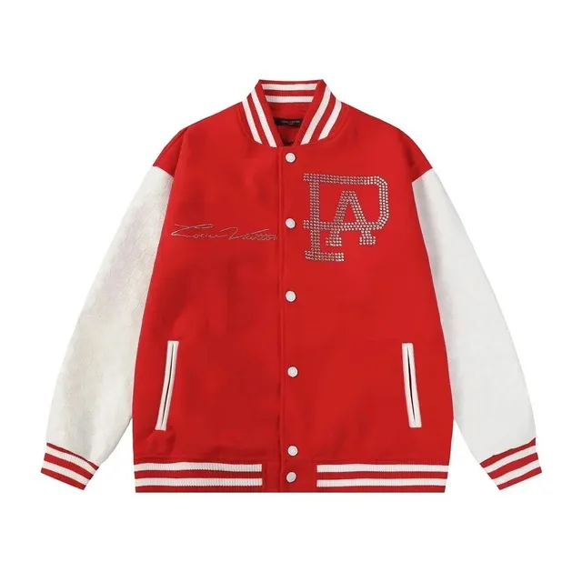 Louis Vuitton Varsity Jacket Crystal-Embellished