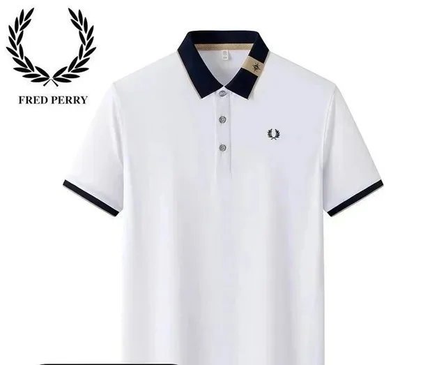 Fred Perry Polo Shirt Contrast Collar and Cuffs