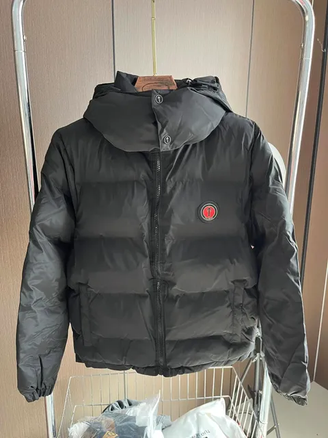 Trapstar Puffer Jacket Black Logo Patch