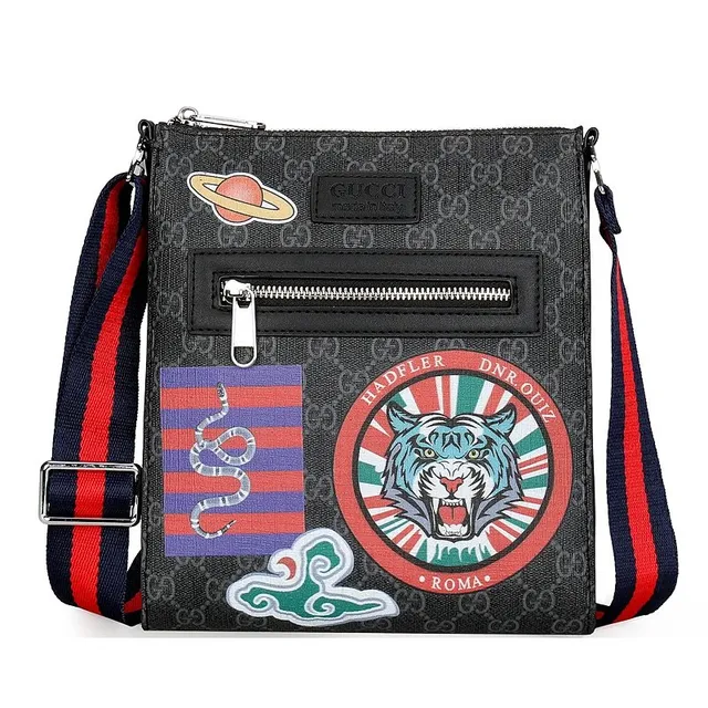 Gucci × Balenciaga Crossbody Bag Patchwork Tiger