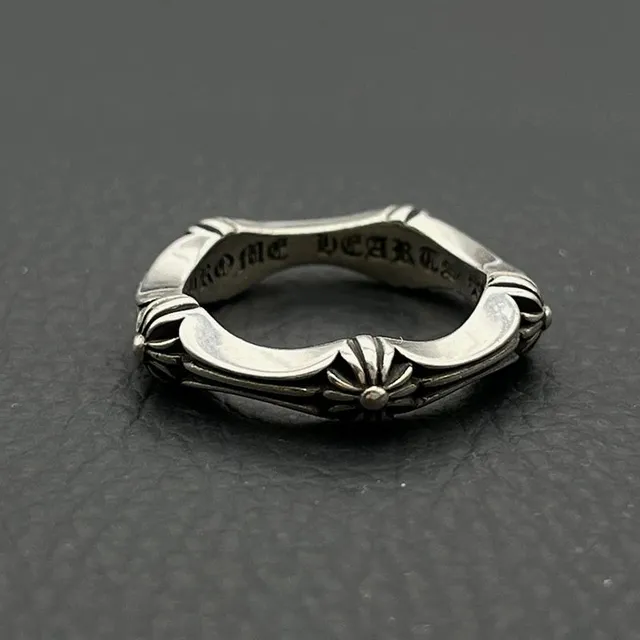Chrome Hearts Bamboo Ring Silver