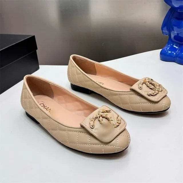 Chanel Quilted Loafer CC Chain Detail