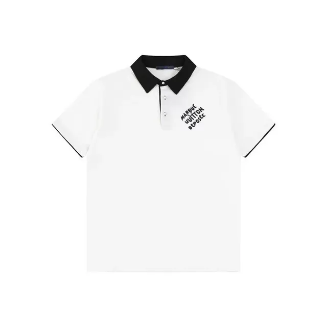 Polo Shirt Marque Louis Vuitton Brodé