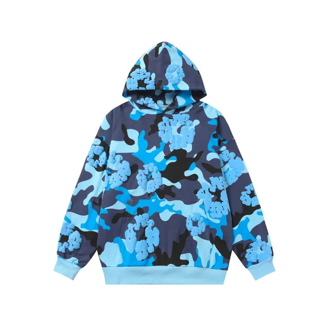 Balenciaga Camouflage Hoodie 3D Floral Camo