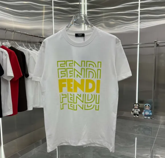 Logo Graphic Tee Multi-Color FENDI Print