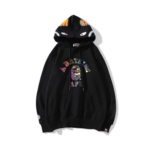 BAPE Shark Hoodie Camouflage Ape Head