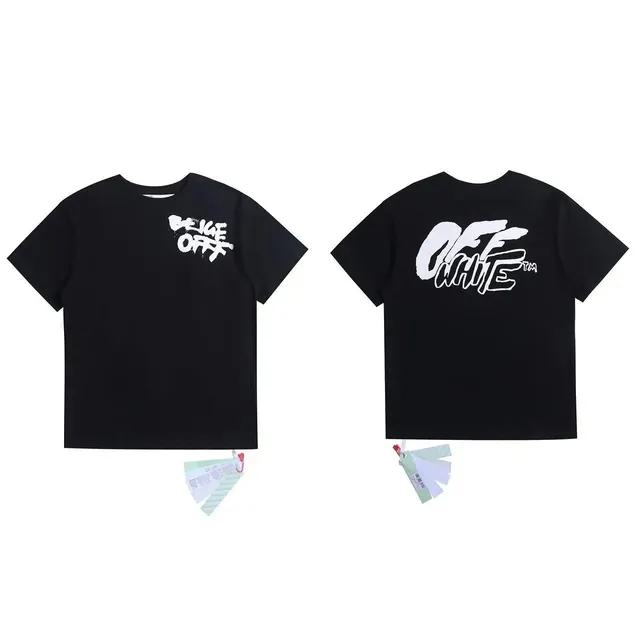 Off-White Graphic Tee Diagonal Logo