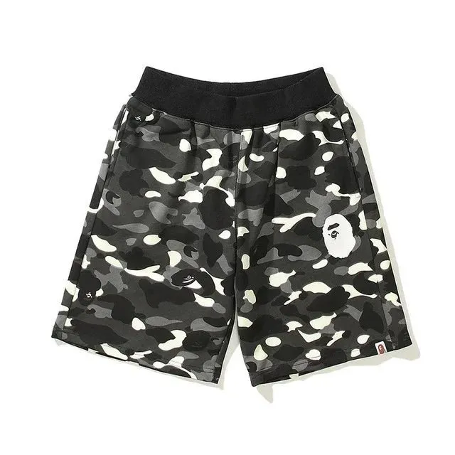 BAPE Shark Shorts Camo Ape Head