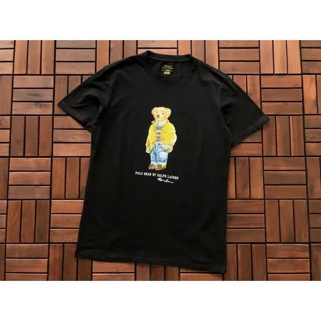 Polo Ralph Lauren Polo Bear Tee Black with Graphic Print