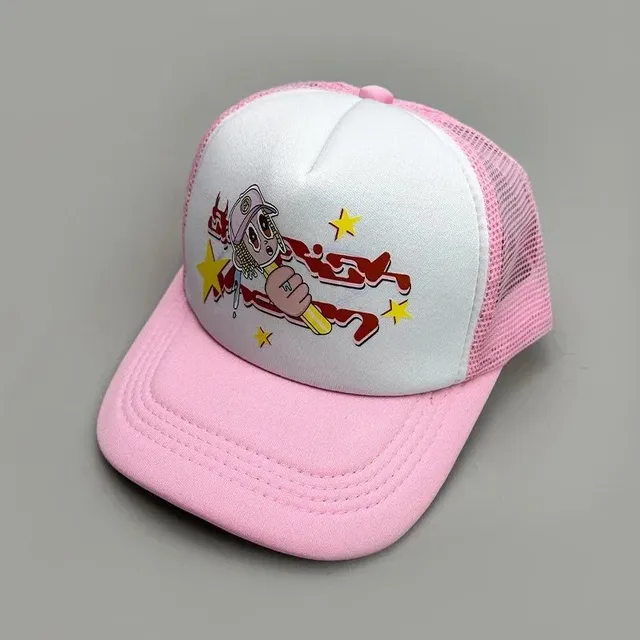 Corteiz Trucker Cap Cartoon Graphic