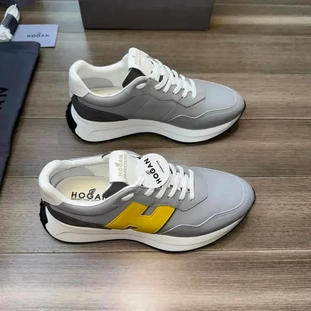 Hogan H-Street Sneaker Grey Yellow